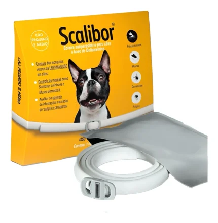 COLEIRA SCALIBOR / CÃES PEQUENOS E MÉDIOS