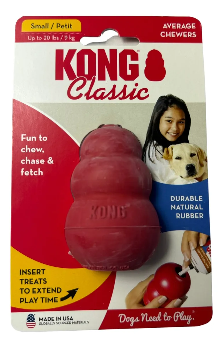 KONG CLASSIC SMALL KONG CLASSIC - SMALL / PETIT - Imagem 1